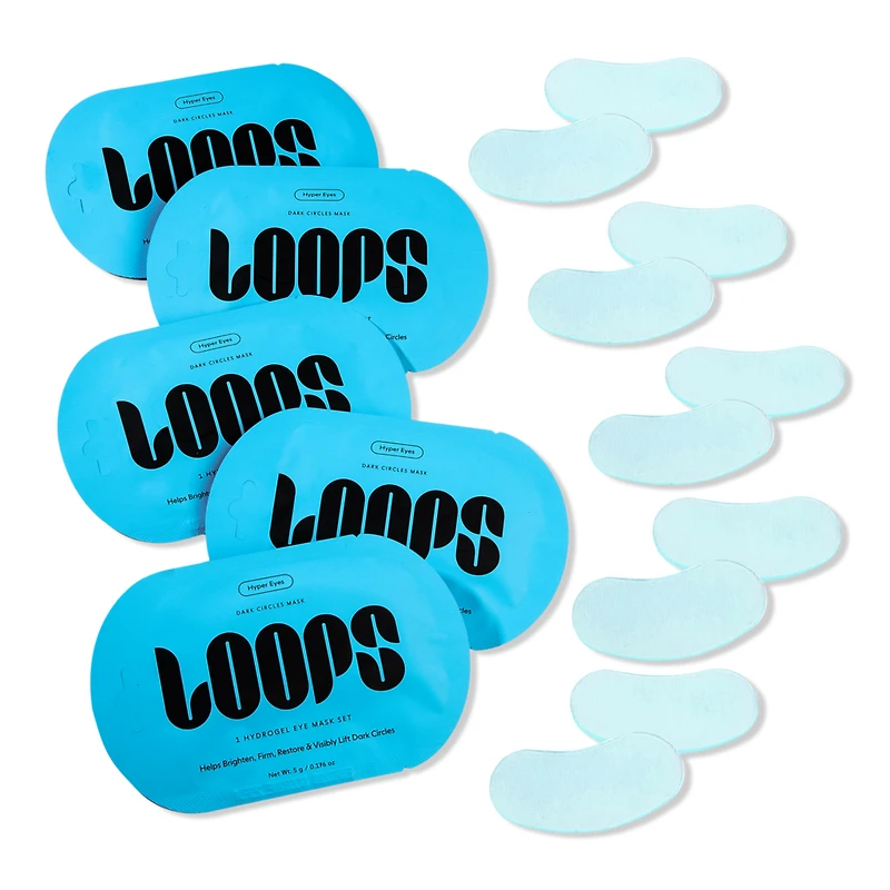 LOOPS Hyper Eyes Dark Circles Eye Mask 5 Piece Set