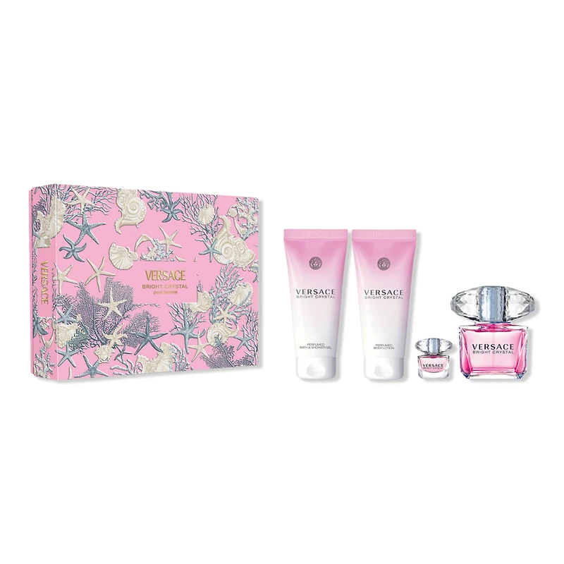 Versace Bright Crystal 4-Piece Gift Set