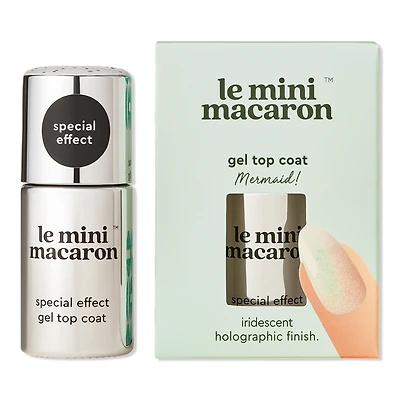 Le Mini Macaron Special Effect Gel Top Coat - Mermaid