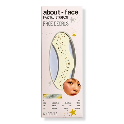 about-face Fractal Stardust Face Decals - Cosmic Cluster