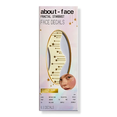 about-face Fractal Stardust Face Decals - Celestial Shine