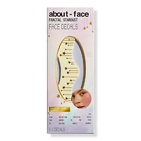 about-face Fractal Stardust Face Decals - Celestial Shine