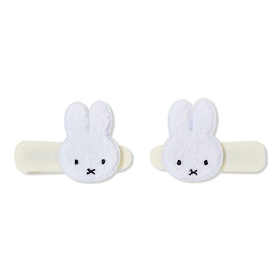 dearcloud Miffy Curiously Cute No Crease Styling Plush Hair Clips