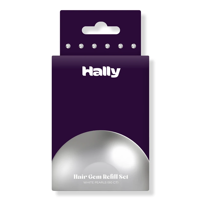 HALLY Gem Pen Hair Pearls Refill Set