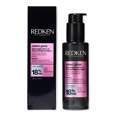 Redken Naked Gloss Lightweight Hair Oil for Shine and Frizz Control