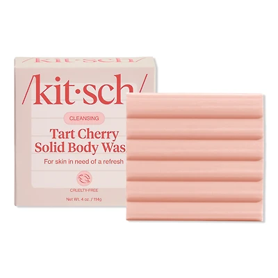 Kitsch Moisturizing Solid Body Wash Bar - Tart Cherry