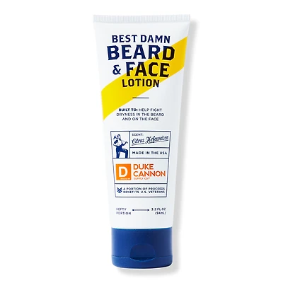 Duke Cannon Supply Co Best Damn Beard & Face Lotion