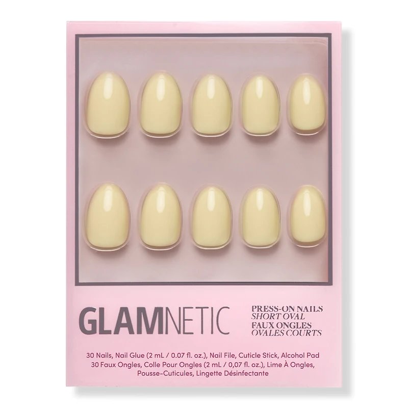 Glamnetic Pastel Yellow Press-On Nails