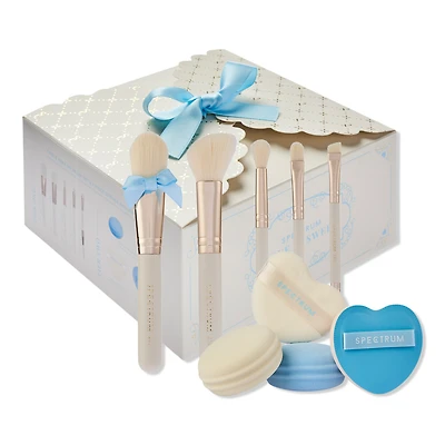 Spectrum Love Is Sweet Makeup Brush, Sponge & Puff Set