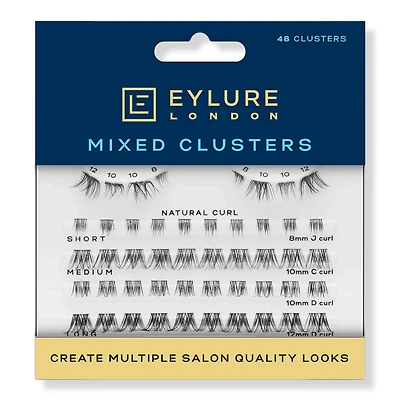 Eylure Mixed Eyelash Cluster Kit with 4 Cluster Styles