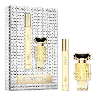 Rabanne Viral Mini and Travel Size Fame Eau de Parfum Gift Set