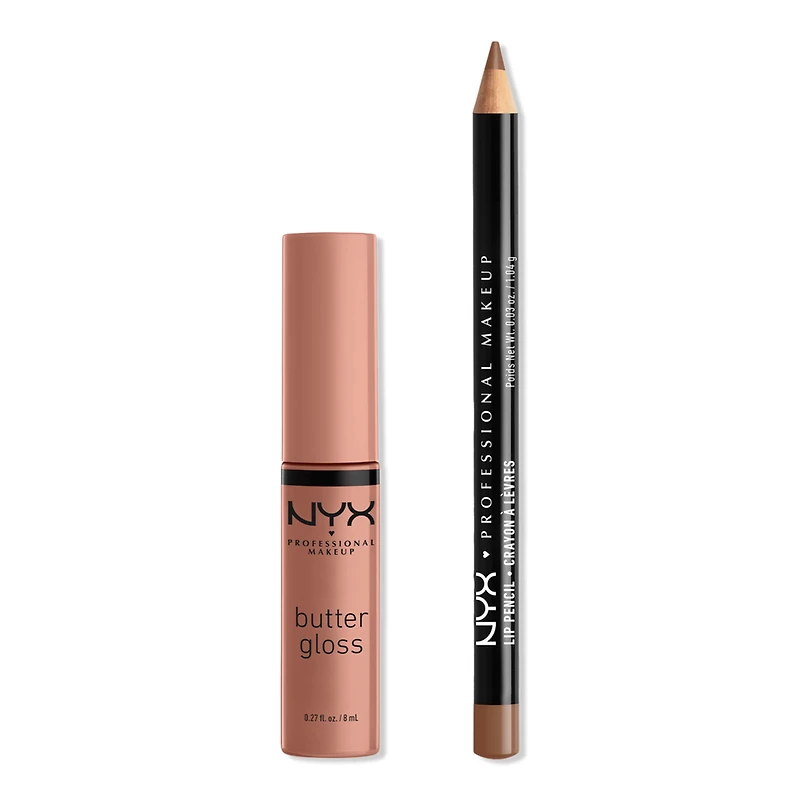 NYX Professional Makeup Slim Lip Pencil & Butter Gloss Duo Kit 