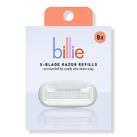 billie 5 Blade Razor Refills - ct