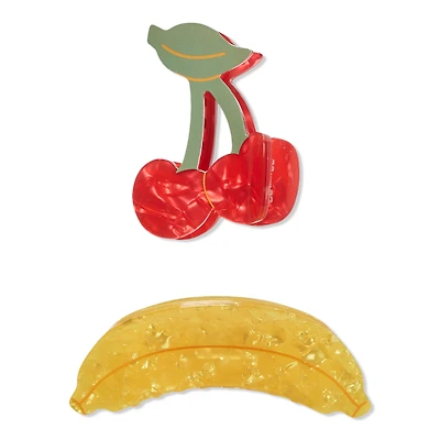 Scunci Summer Social Fruit Claw Clips