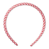Scunci Summer Social Gingham Headband - and White