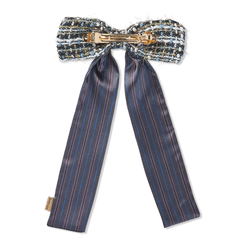 Scunci Shiz University Double-Layer Bow Barrette