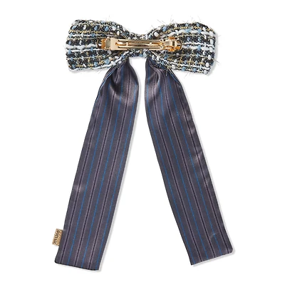 Scunci Shiz University Double-Layer Bow Barrette