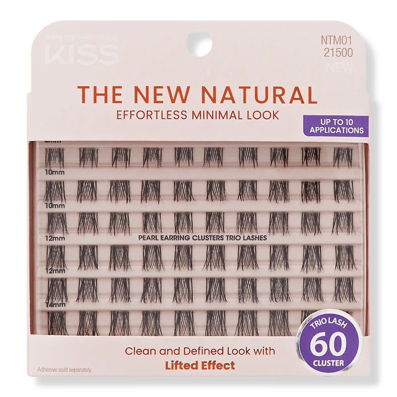 Kiss The New Natural False Eyelashes, Lash Extension Kit - Pearl Earring