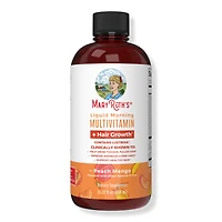 MaryRuth's Liquid Morning Multivitamin + Hair Growth Peach Mango