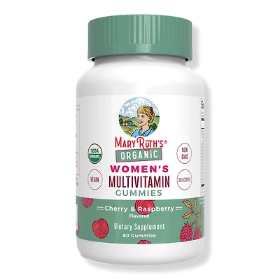 MaryRuth's Organic Women's Multivitamin Gummies Cherry Raspberry