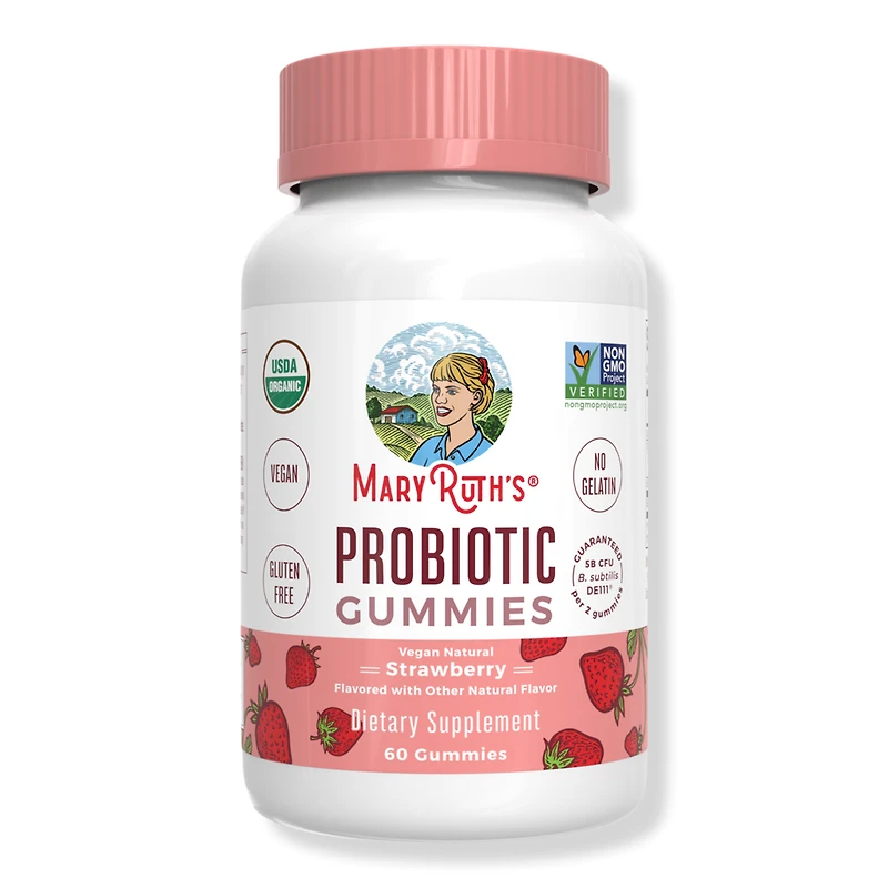 MaryRuth's Organic Probiotic Gummies Strawberry