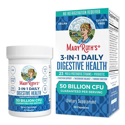 MaryRuth's 3 in 1 Daily Digestive Health Probiotic 50 Bil CFU