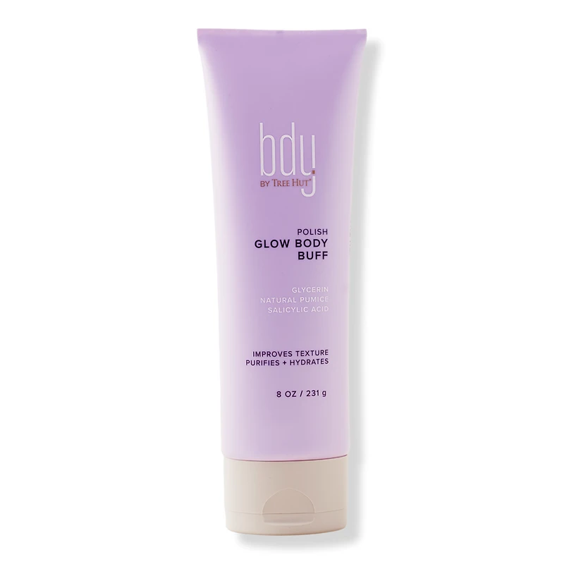 bdy. Glow Body Buff Purifying Gentle Scrub with Glycerin + Salicylic Acid - oz