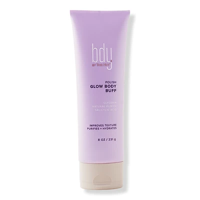 bdy. Glow Body Buff Purifying Gentle Scrub with Glycerin + Salicylic Acid