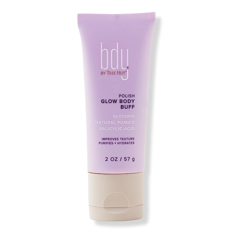 bdy. Glow Body Buff Purifying Gentle Scrub with Glycerin + Salicylic Acid - oz