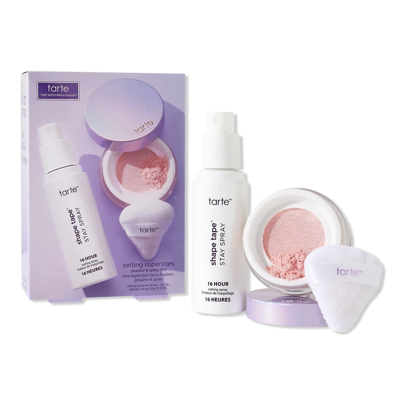 Tarte Setting Superstars Powder & Spray Duo