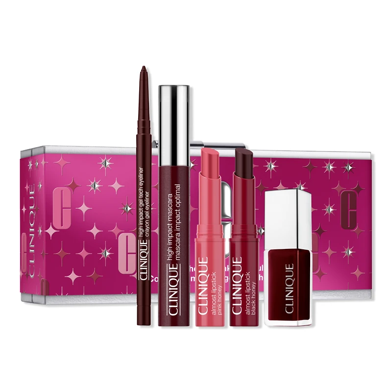 Black Honey Makeup Vault Set for $85 with any Clinique purchase ($138 value)