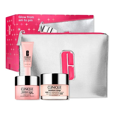 Clinique Glow from AM to PM Moisture Surge Skincare Gift Set