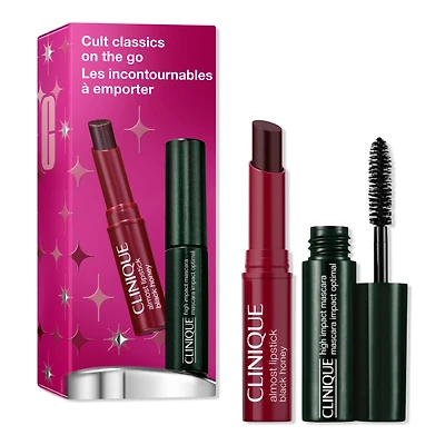 Clinique Cult Classics On The Go: High Impact Mascara + Black Honey Mini Set