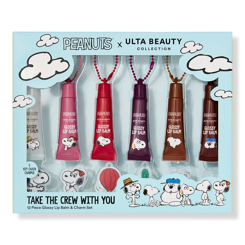 ULTA Beauty Collection Peanuts x UBC Take The Crew With You Glossy Lip Balm and Keychain Set