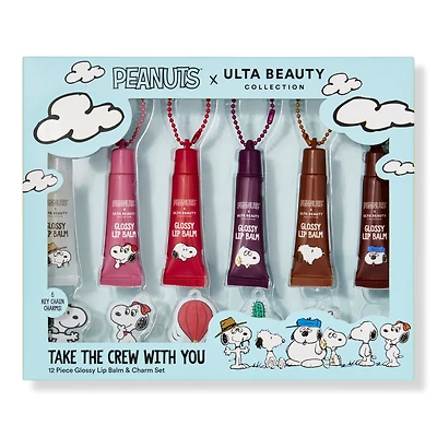 ULTA Beauty Collection Peanuts x UBC Take The Crew With You Glossy Lip Balm and Keychain Set
