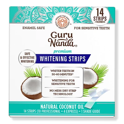 GuruNanda Whitening Strips - 7 Day Treatment