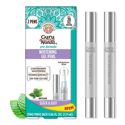 GuruNanda Pro Formula Whitening Gel Pen - 2 Pack