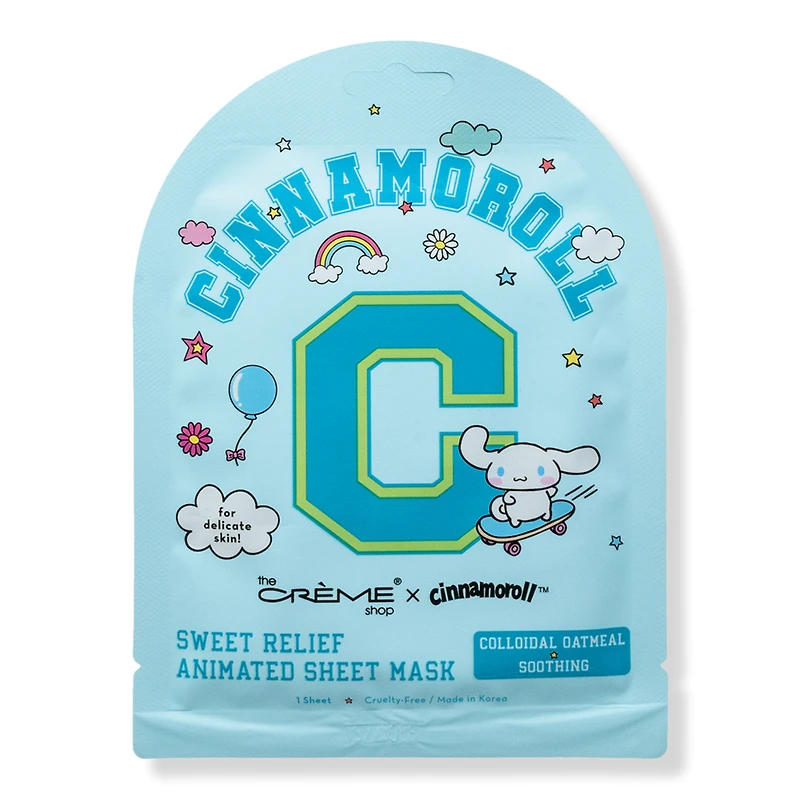 The Creme Shop Cinnamoroll Sweet Relief Animated Sheet Mask