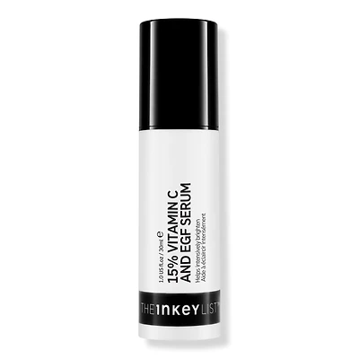 The INKEY List 15% Vitamin C & EGF Brightening Serum