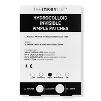 The INKEY List Hydrocolloid Invisible Pimple Patches + Salicylic Acid