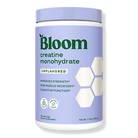 Bloom Creatine Monohydrate Unflavored Supplement Powder