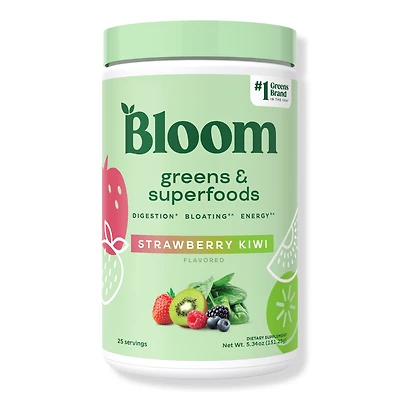 Bloom Greens and Superfoods Powder - Strawberry Kiwi