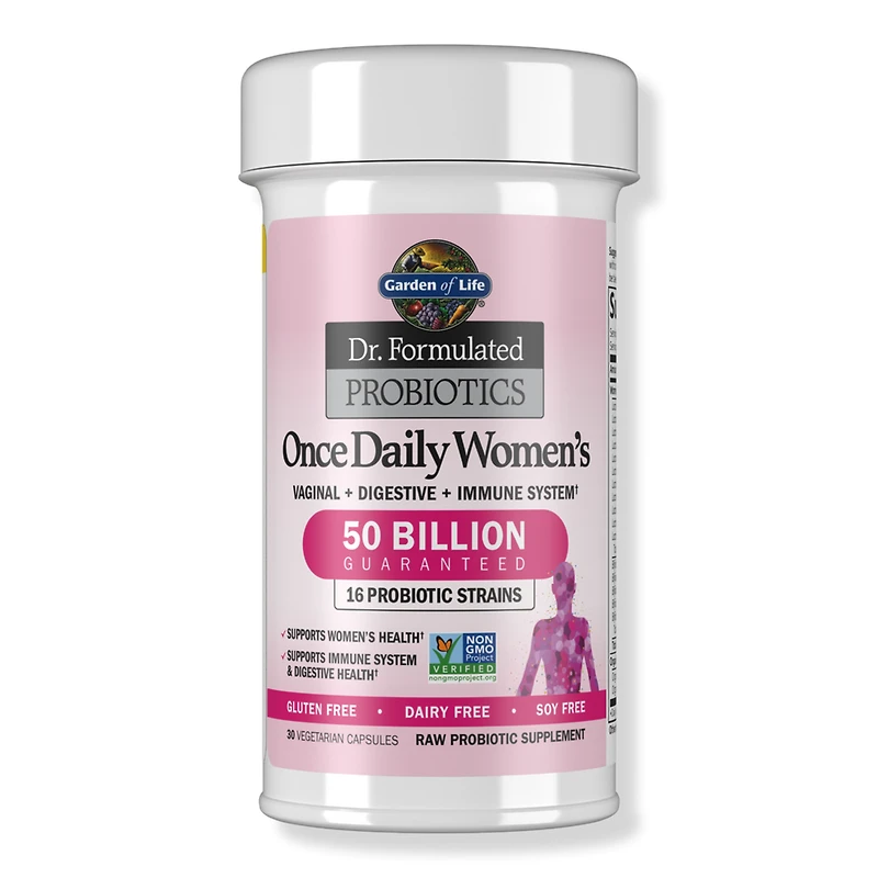 Garden of Life Dr. Formulated Probiotics Once Daily Women's Shelf-Stable Capsules