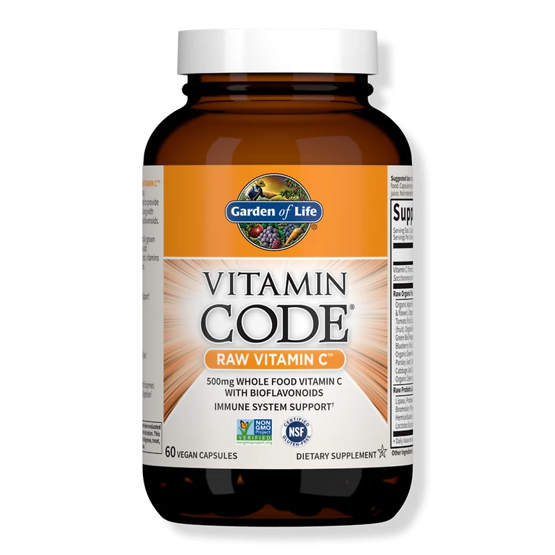 Garden of Life Vitamin Code Raw Vitamin C Capsules