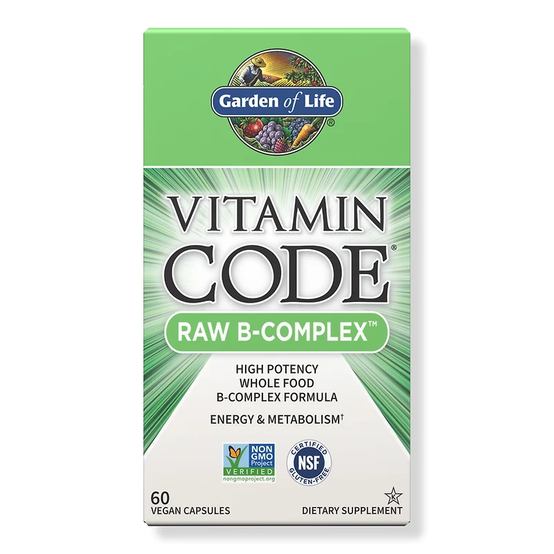 Garden of Life Vitamin Code Raw B-Complex Capsules