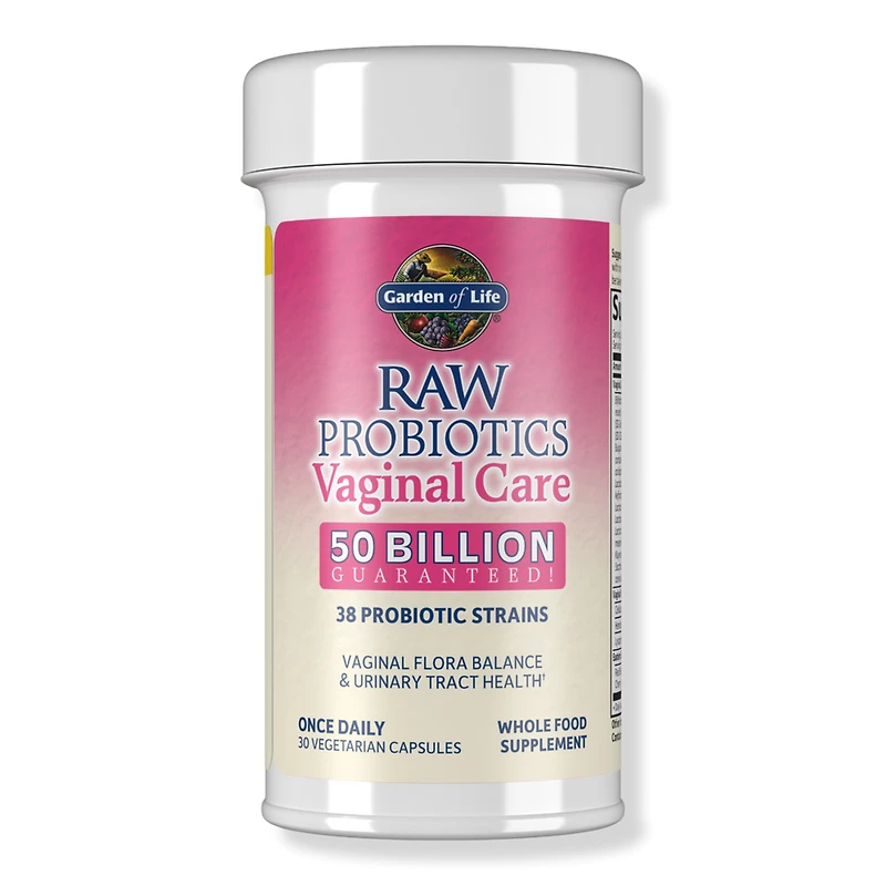 Garden of Life Raw Probiotics Vaginal Care Shelf-Stable Capsules