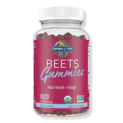 Garden of Life Organic Beets Gummies Raspberry Flavored
