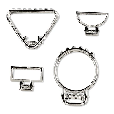 Scunci Primp Mixed Metal Claw Clips