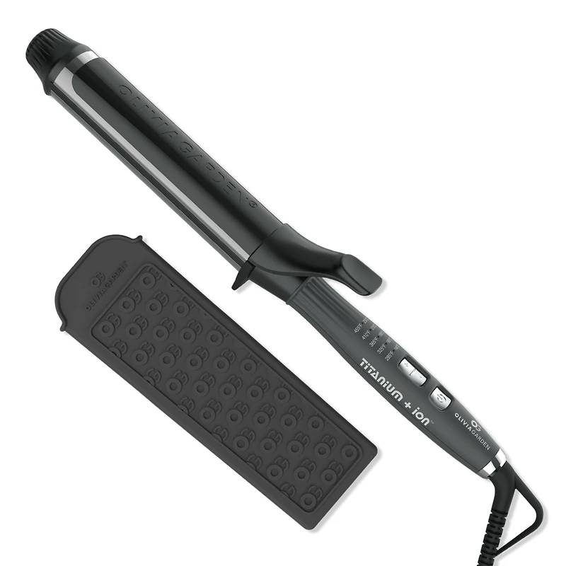 Olivia Garden Titanium + Ion Professional Curling Iron - inch
