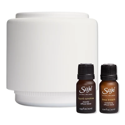 Saje Natural Wellness Aroma Halo Diffuser Starter Kit